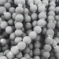 Koralik kauczukowy 8 mm szary 10 szt. Koralik kauczukowy 8 mm szary 10 szt.