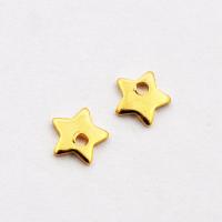 Zawieszka stal nierdzewna złota gwiazdka 5 x6  mm Zawieszka stal nierdzewna złota gwiazdka 5 x6  mm