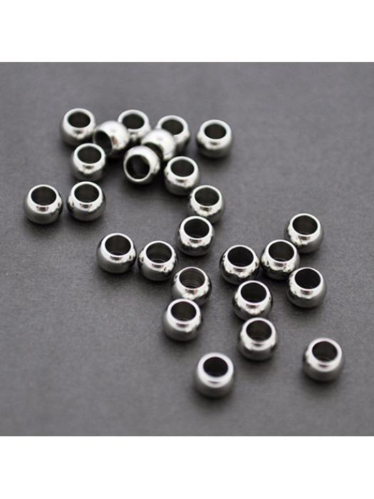 Spacer bead  steel 5 x 3 mm