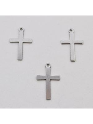 Zawieszka ze stali krzyżyk 20,5 x 12 mm Zawieszka ze stali krzyżyk 20,5 x 12 mm