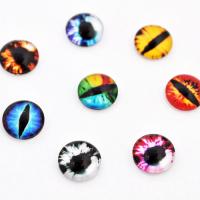 Kaboszon szklany mix oczy 12 x 4 mm Kaboszon szklany mix oczy 12 x 4 mm