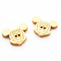 Guzik drewniany Mickey Mouse Guzik drewniany Mickey Mouse