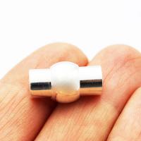 Zapięcie magnetyczne srebrne 17 x 10 mm Zapięcie magnetyczne srebrne 17 x 10 mm