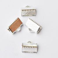 Końcówka do wstążki srebrna 10 x 7 mm 10 szt. Końcówka do wstążki srebrna 10 x 7 mm 10 szt.