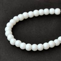 Koralik szklany biały 4 mm 20 szt Koralik szklany biały 4 mm 20 szt