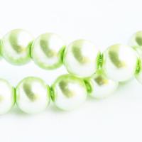 Koraliki perła jasnozielona 8 mm 10szt. Koraliki perła jasnozielona 8 mm 10szt.