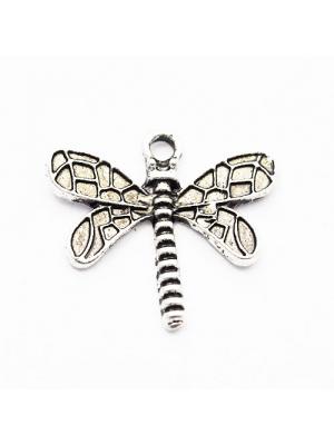 Zawieszka srebrna ważka 19 x 20 mm  Zawieszka srebrna ważka 19 x 20 mm