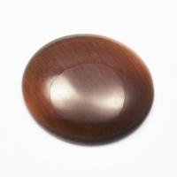 Kocie oko kaboszon 18 mm brązowy Kocie oko kaboszon 18 mm brązowy