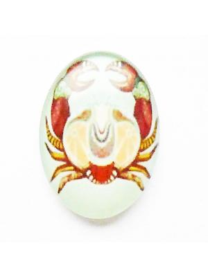 Kaboszon szklany znak zodiaku rak Kaboszon szklany znak zodiaku rak