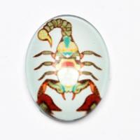 Kaboszon szklany znak zodiaku skorpion
