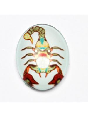 Kaboszon szklany znak zodiaku skorpion Kaboszon szklany znak zodiaku skorpion