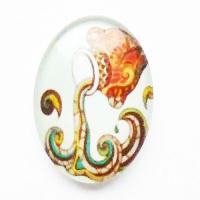 Kaboszon szklany znak zodiaku wodnik