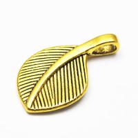 Zawieszka złota liść 28 x 15 mm Zawieszka złota liść 28 x 15 mm