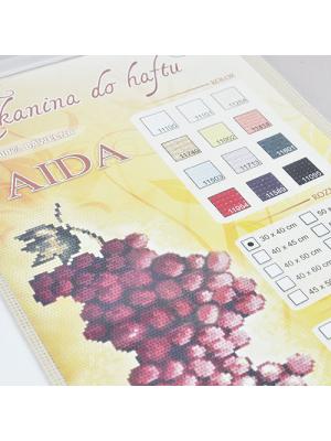 Tkanina do haftu Aida 14  30x40cm biała Tkanina do haftu Aida 14  30x40cm biała