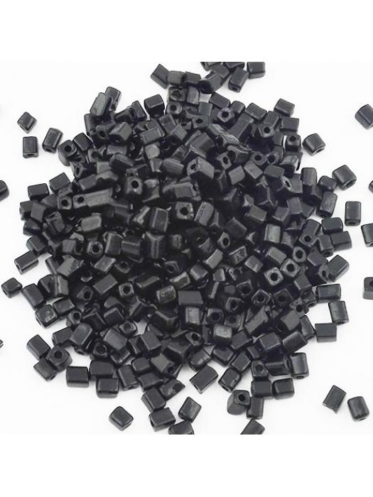 Seed bead cube black