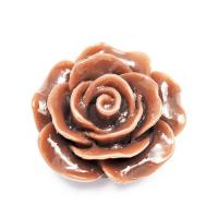 Róża 20 mm brązowa Róża 20 mm brązowa