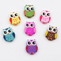 Koralik drewniany sowa mix 2 szt. Koralik drewniany sowa mix 2 szt.