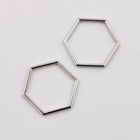 Zawieszka srebrna sześciokąt 20 mm Zawieszka srebrna sześciokąt 20 mm