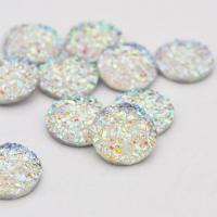Kaboszon druzy płaski fancy12 mm jasny Kaboszon druzy płaski fancy12 mm jasny