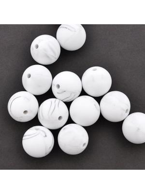 Koralik silikonowy 14 mm marmurkowy Koralik silikonowy 14 mm marmurkowy
