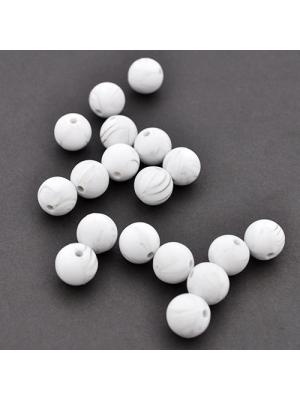 Koralik silikonowy 9 mm marmurkowy Koralik silikonowy 9 mm marmurkowy