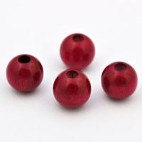 Koralik drewniany kula 10 mm bordowy CE Koralik drewniany kula 10 mm bordowy CE