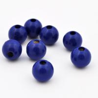 Koralik drewniany kula 10 mm ciemnoniebieski CE Koralik drewniany kula 10 mm ciemnoniebieski CE