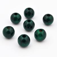 Koralik drewniany kula 10 mm ciemnozielony CE Koralik drewniany kula 10 mm ciemnozielony CE