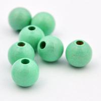 Koralik drewniany kula 10 mm miętowy CE Koralik drewniany kula 10 mm miętowy CE