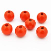 Koralik drewniany kula 10 mm pomarańczowy CE Koralik drewniany kula 10 mm pomarańczowy CE