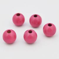 Koralik drewniany kula 10 mm różowy 1 CE Koralik drewniany kula 10 mm różowy 1 CE