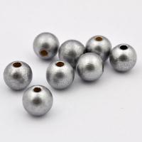 Koralik drewniany kula 10 mm srebrny CE Koralik drewniany kula 10 mm srebrny CE