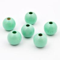 Koralik drewniany kula 12 mm miętowy CE Koralik drewniany kula 12 mm miętowy CE