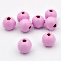 Koralik drewniany kula 12 mm różowy 1 CE Koralik drewniany kula 12 mm różowy 1 CE
