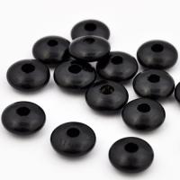 Koralik drewniany oponka 10 mm czarny CE Koralik drewniany oponka 10 mm czarny CE