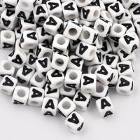 Koralik literka kwadratowa A Koralik literka kwadratowa A