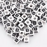 Koralik literka kwadratowa B Koralik literka kwadratowa B