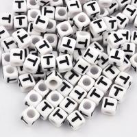 Koralik literka kwadratowa T Koralik literka kwadratowa T