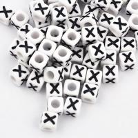 Koralik literka kwadratowa X Koralik literka kwadratowa X