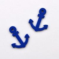 Zawieszka drewniana kotwica niebieska Zawieszka drewniana kotwica niebieska