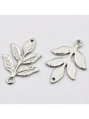 Zawieszka srebrna gałązka 31 x 23 mm  Zawieszka srebrna gałązka 31 x 23 mm