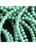 Glass bead 3 mm 10 pcs green