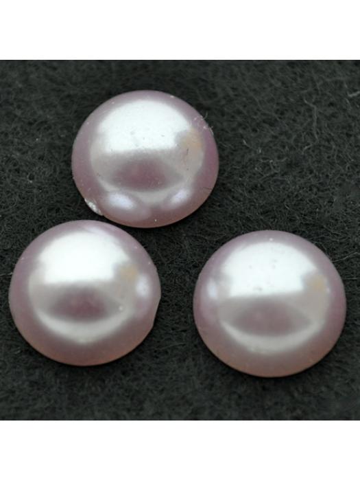 Kaboszon perła 12 mm jasnolawendowy