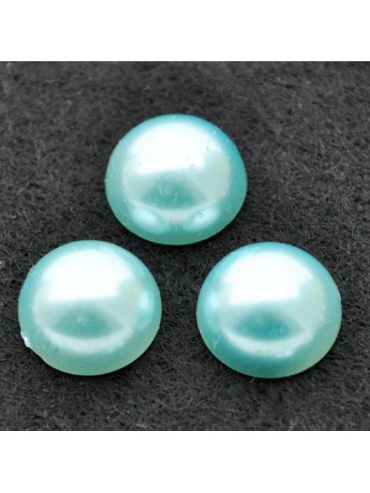 Kaboszon perła 12 mm jasnoniebieski