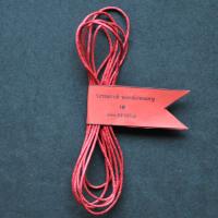 Sznurek woskowany czerwony 1 mm  Sznurek woskowany czerwony 1 mm