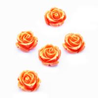 Kaboszon róża brzoskwiniowa 15 mm Kaboszon róża brzoskwiniowa 15 mm