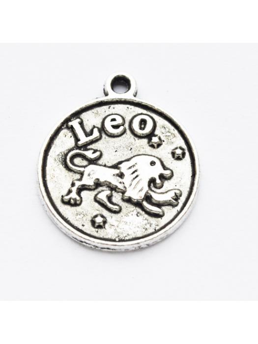 Zawieszka srebrna znak zodiaku- lew