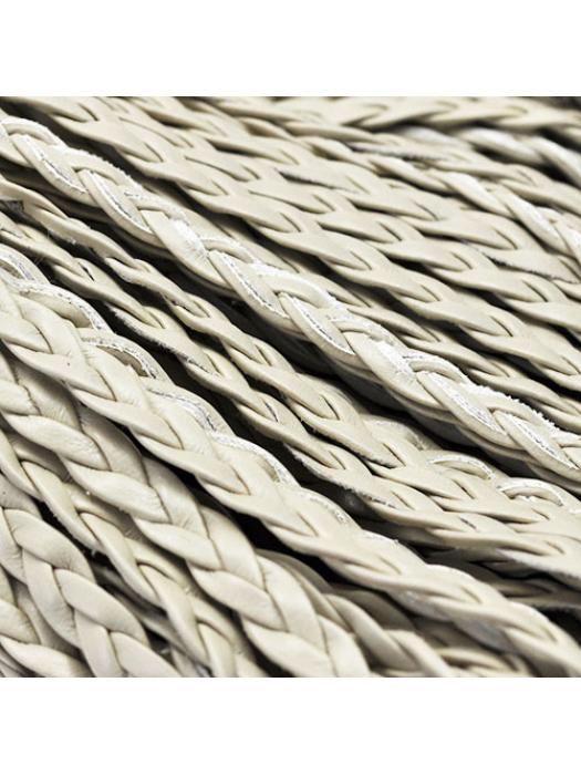 Leather cord beige