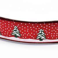 Wstążka czerwona choinki 25 mm 50 cm Wstążka czerwona choinki 25 mm 50 cm