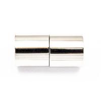 Zapięcie magnetyczne srebrne 18 x 9 mm Zapięcie magnetyczne srebrne 18 x 9 mm